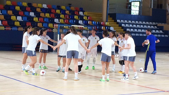 La Selección española Sub-17 femenina de Fútbol Sala entrena en Guadalajara