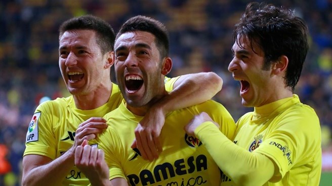 Bruno Soriano celebrando un gol