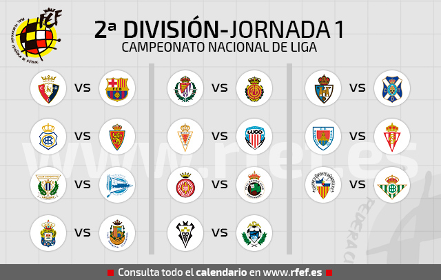OFICIAL: Ya puedes consultar el calendario del Campeonato de 2ª División |
