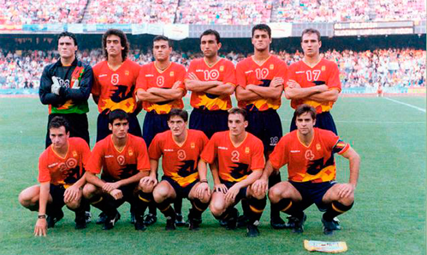 El 11 inicial que ganó los JJOO de Barcelona 92