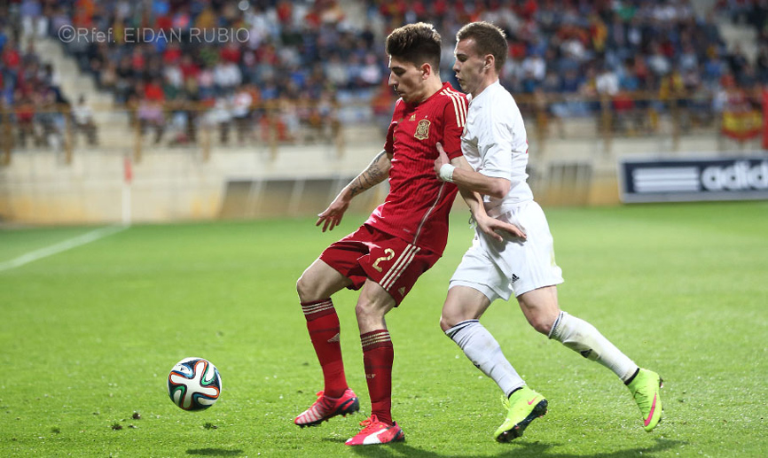 Bellerín con la Sub-21