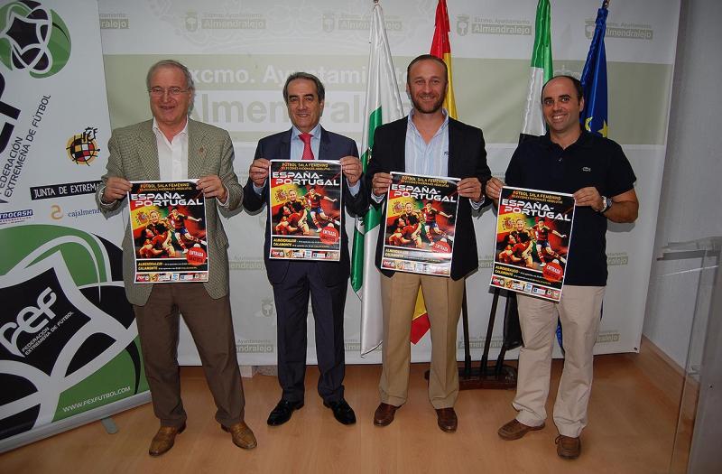 Presentación del partido de fútbol sala femenino