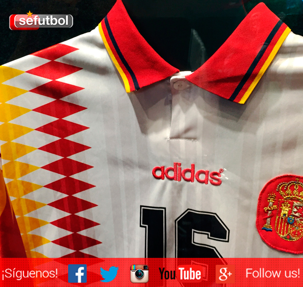 Segunda camiseta Selección española