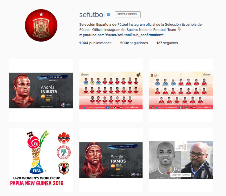 Perfil Instagram