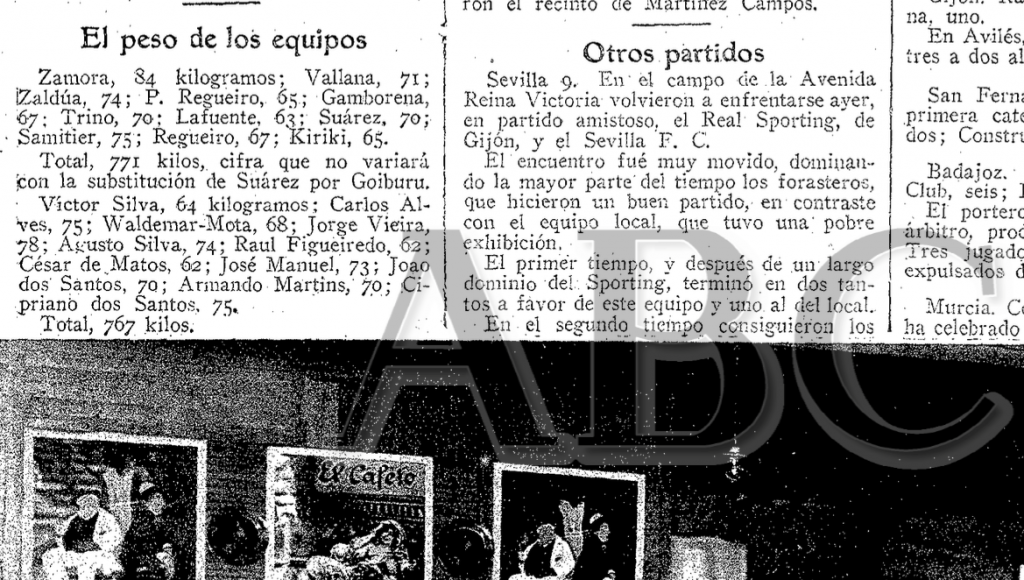 Una selección de peso