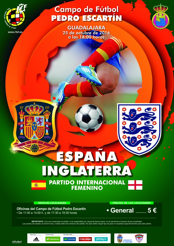 Cartel del España - Inglaterra