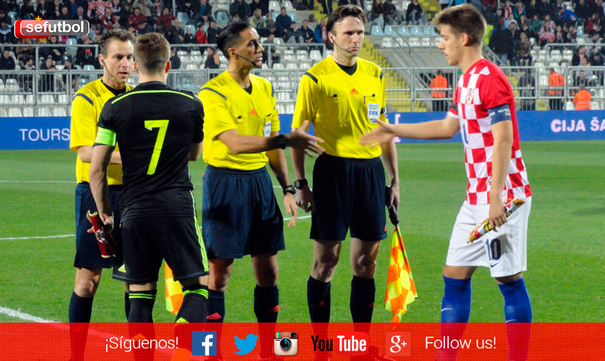 Saludo entre capitanes