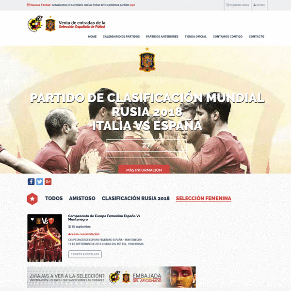 Compra entradas