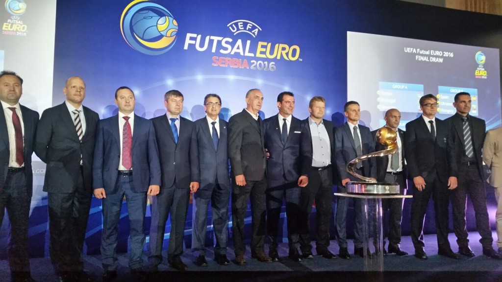 Sorteo Europeo Fútbol Sala 2016