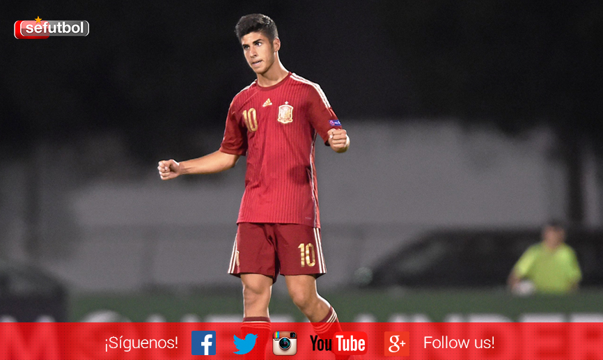 Marco Asensio en el Europeo Sub-19