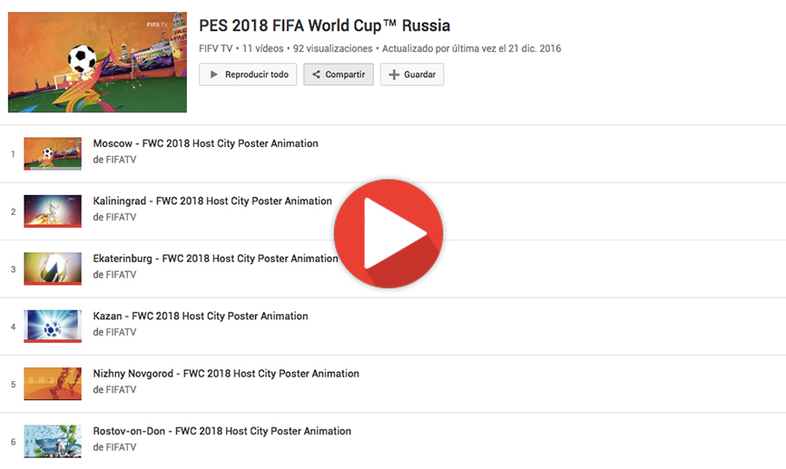 Carteles Rusia 2018