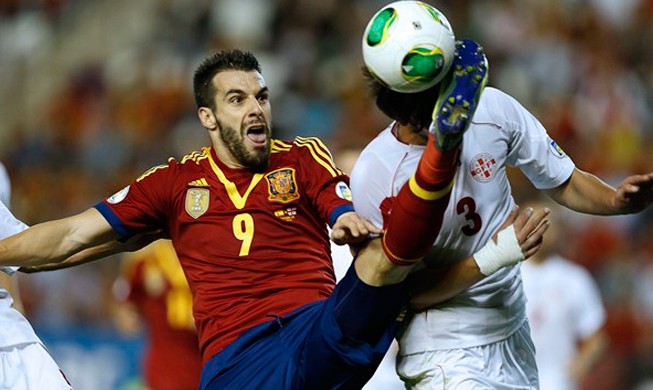 Álvaro Negredo ante Georgia