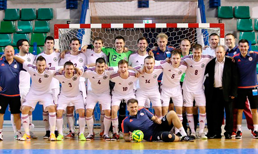 Letonia será rival de la Selección de Fútbol Sala