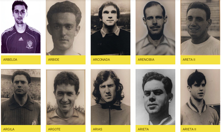 Los jugadores de la historia de la Selección
