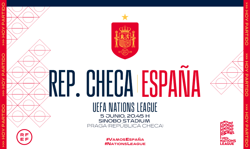 España visita a la República Checa en la UEFA Nations League