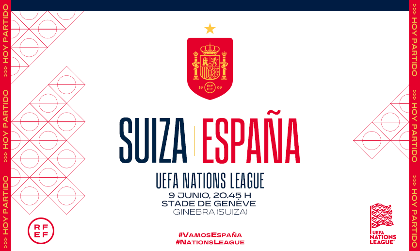 España se enfrenta a Suiza este jueves en Ginebra