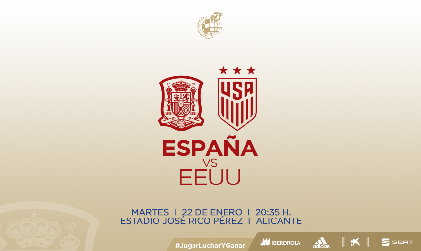 Conecta con el España-Estados Unidos a través de SEFUTBOL y Teledeporte