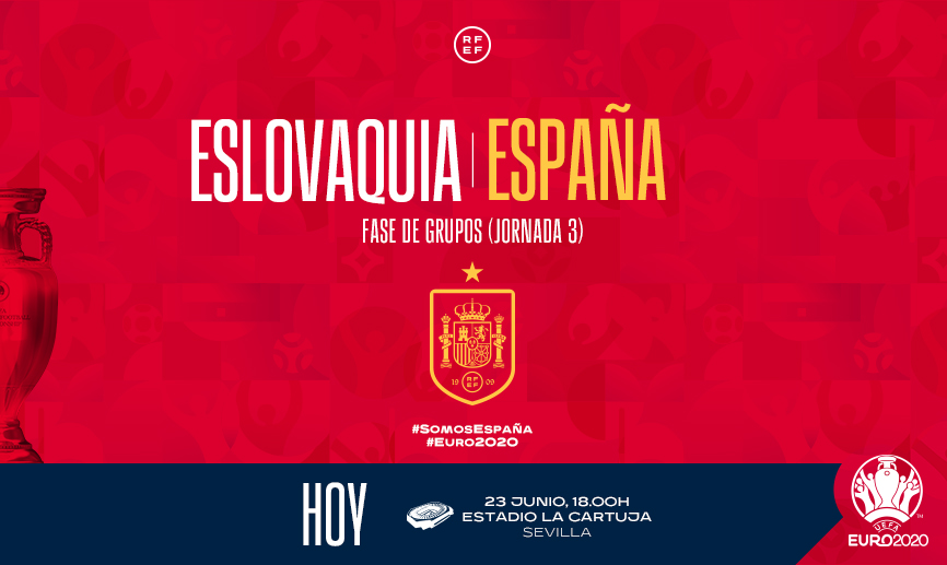 Vive MINUTO a MINUTO el el duelo decisivo ante los eslovacos en la Eurocopa 