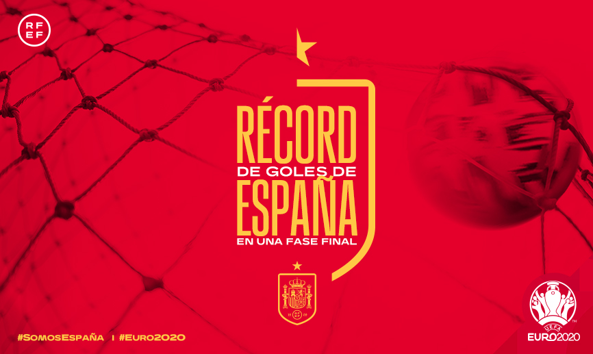 La Selección bate su récord goleador histórico en una fase final