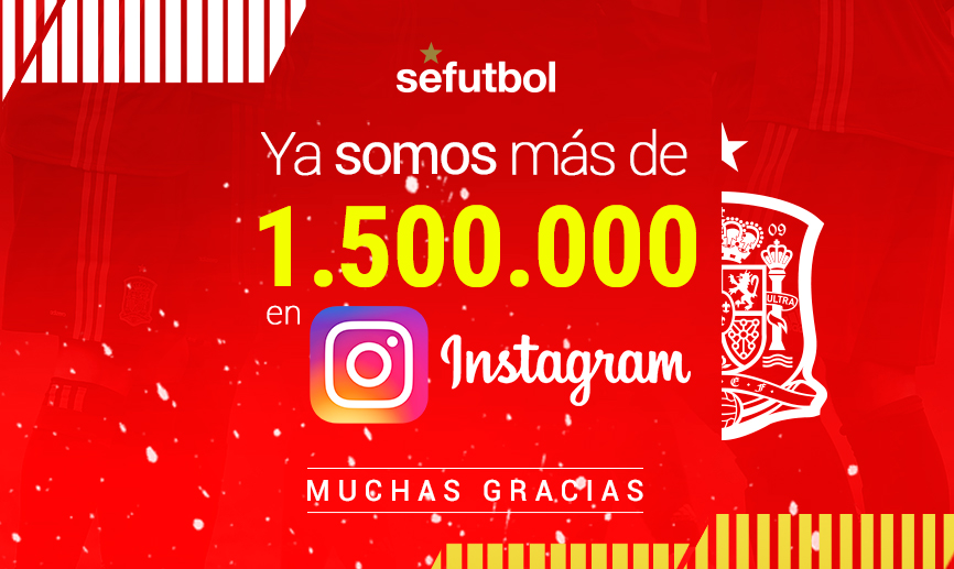¡Ya somos más de un y un millón medio de amigos en Instagram!