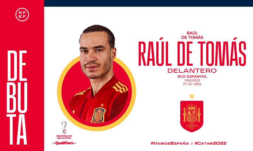 Raúl de Tomás debuta con la Selección española