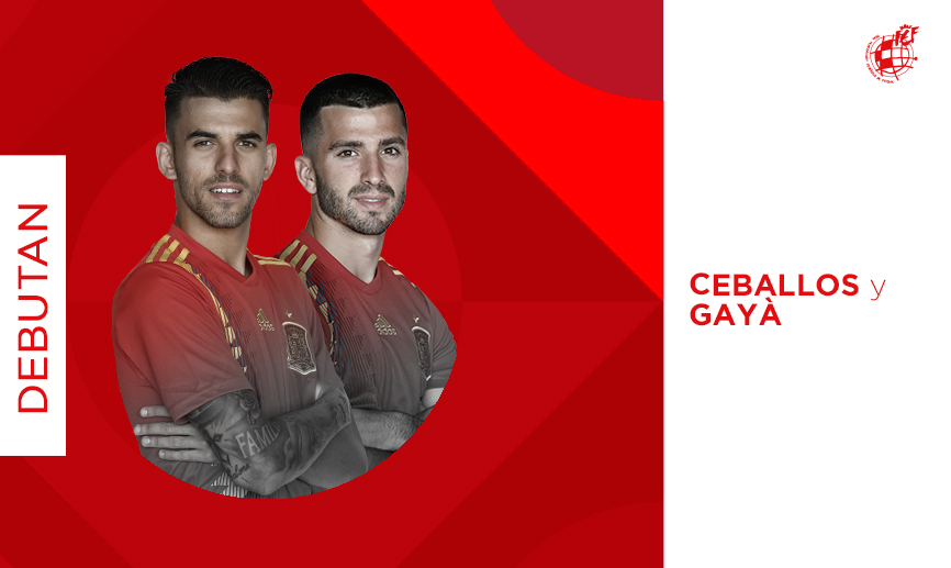 Ceballos y Gayà debutan con la Selección española