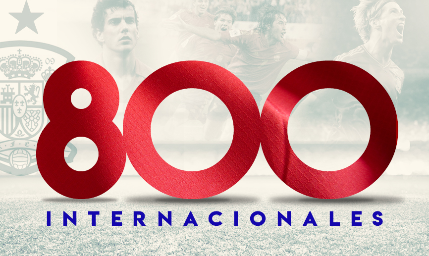 La Selección española supera los 800 jugadores en su historia