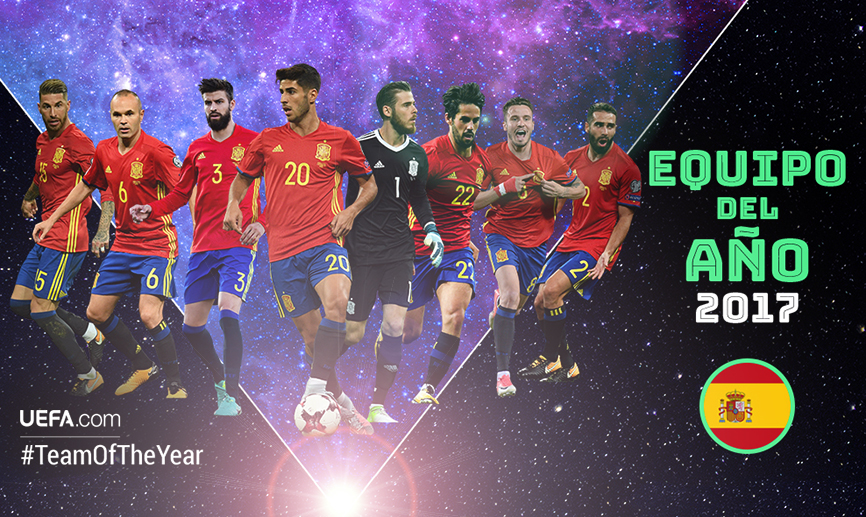 Los ocho internacionales candidatos al "Equipo del año de la UEFA"