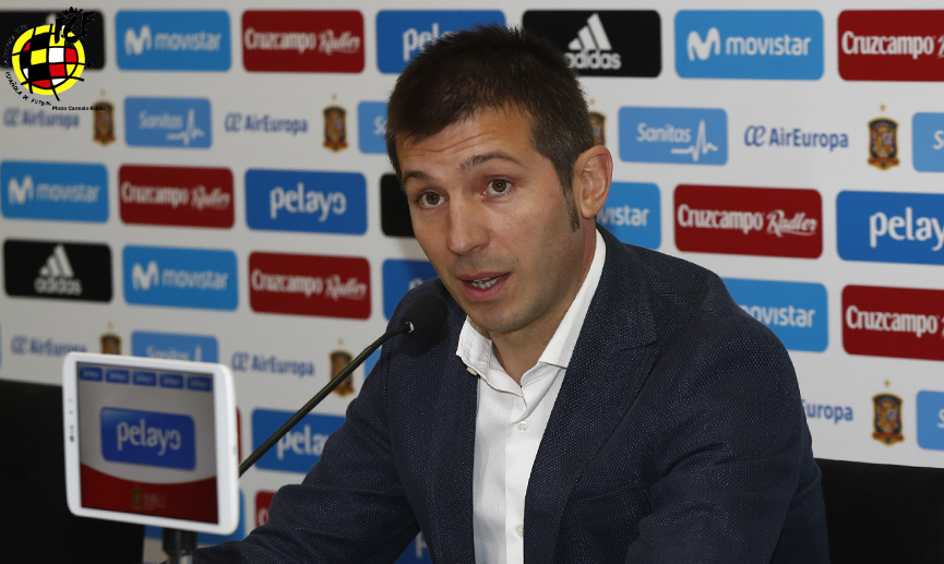 Albert Celades ofrece la convocatoria de la Selección Sub-21 en la Ciudad del Fútbol