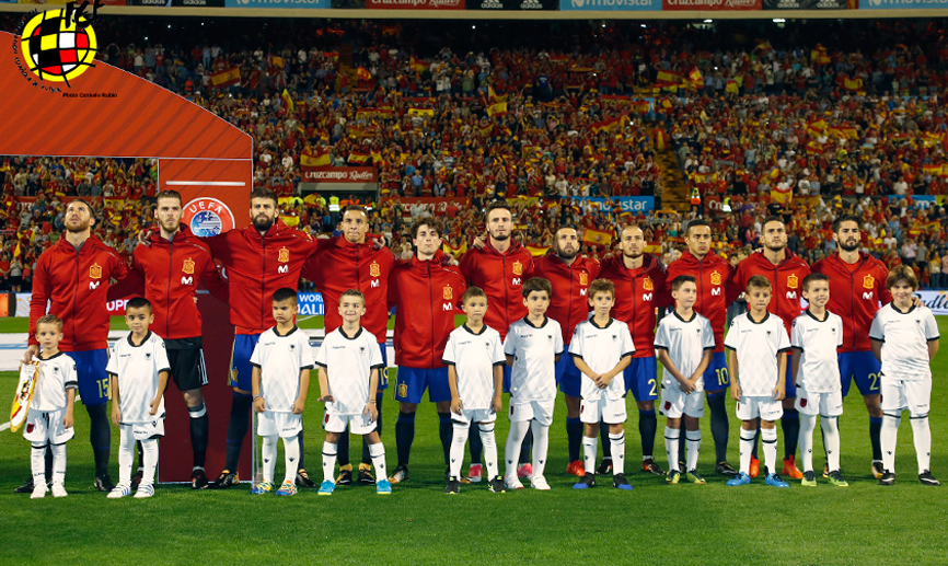 La Selección española en el estadio José Rico Pérez de Alicante