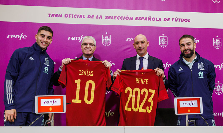 Renfe confía en la RFEF y será colaborador oficial de la Selección Española 