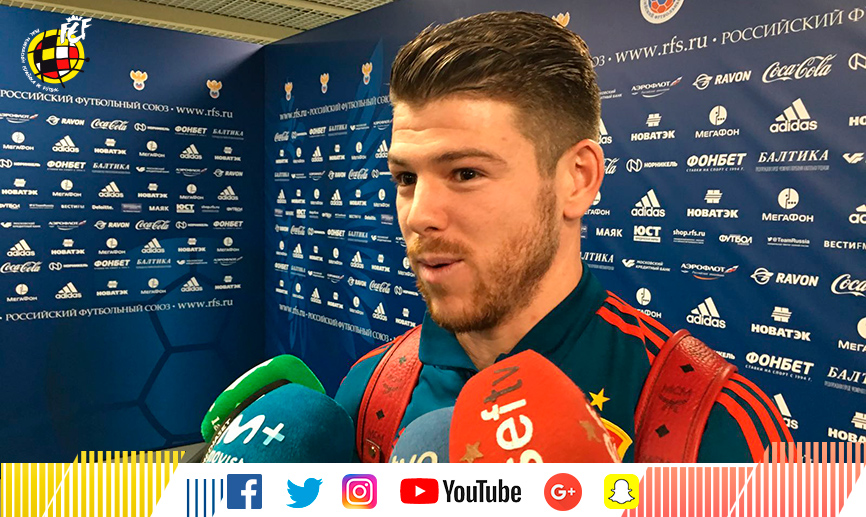 Declaraciones de los jugadores en zona mixta