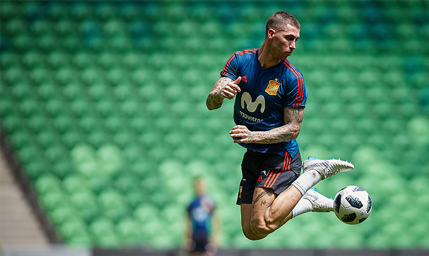 ¡Brutal exhibición de Sergio Ramos con la pelota en los pies!