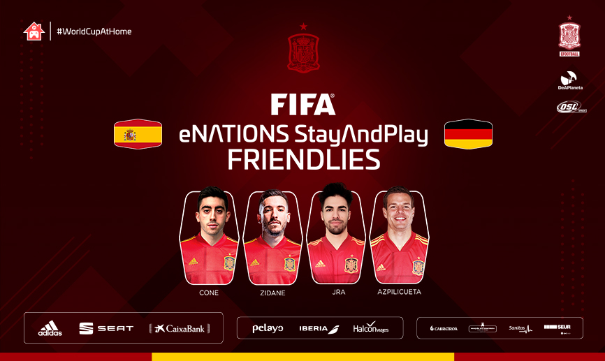 Equipo de España para el amistoso eNations StayAndPlay ante Alemania