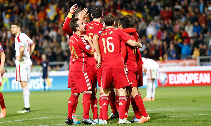 Sergio Busquets marcó dos goles con la Selección