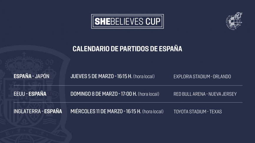 La SheBelieves Cup será retransmitida por Teledeporte