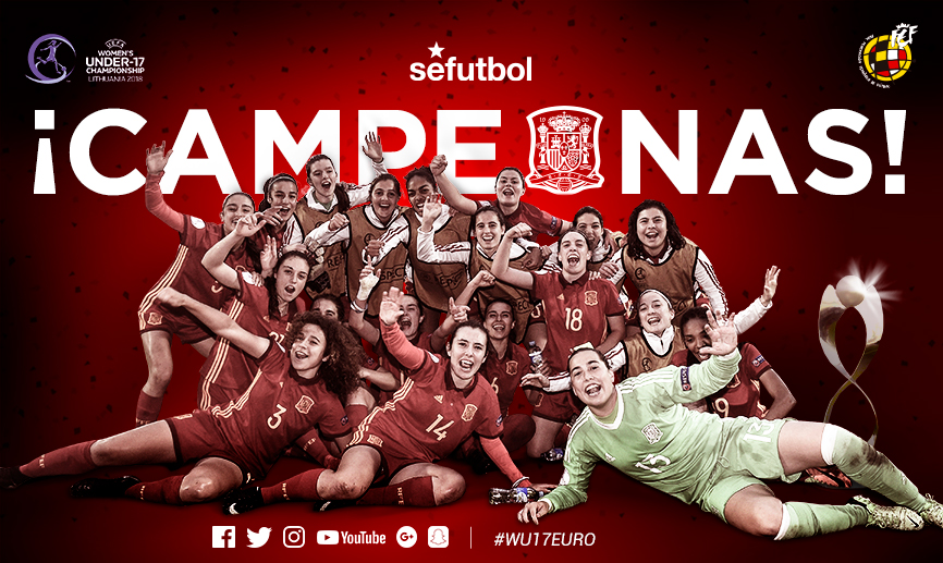 La Sub-17, campeona de Europa