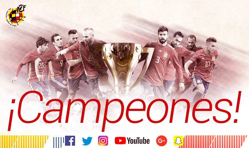 Los internacionales del FC Barcelona ganan la liga