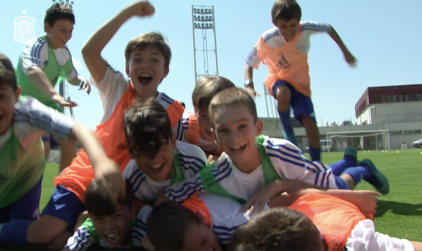 Niños del Campus Vicente del Bosque