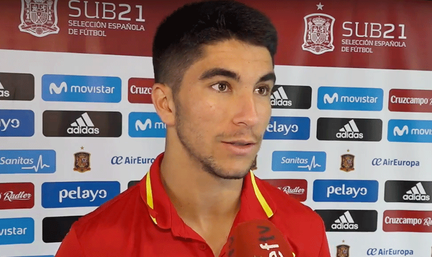Carlos Soler durante la entrevista concedida a SEFUTBOL