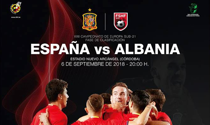 Cartel del España-Albania Sub-21