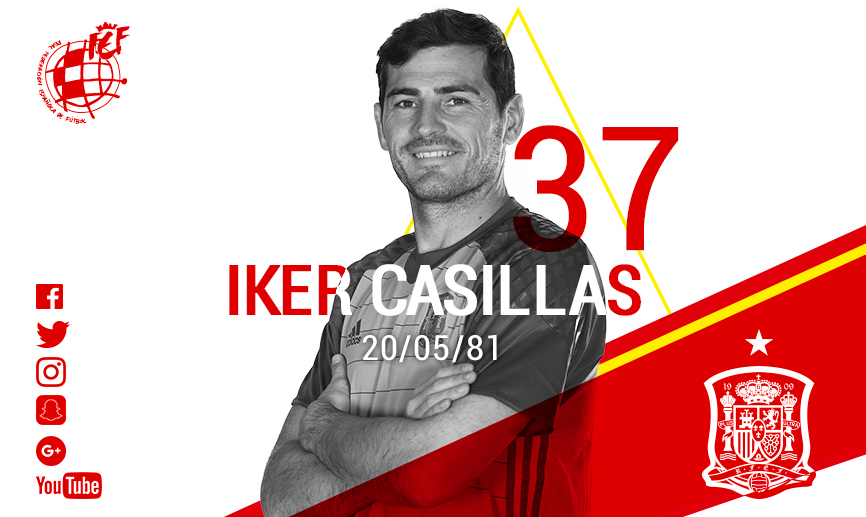 Iker Casillas cumple 37 años