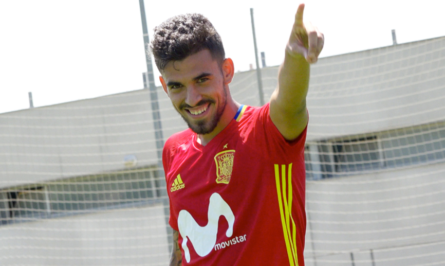 Dani Ceballos, jugador de la Selección española Sub-21