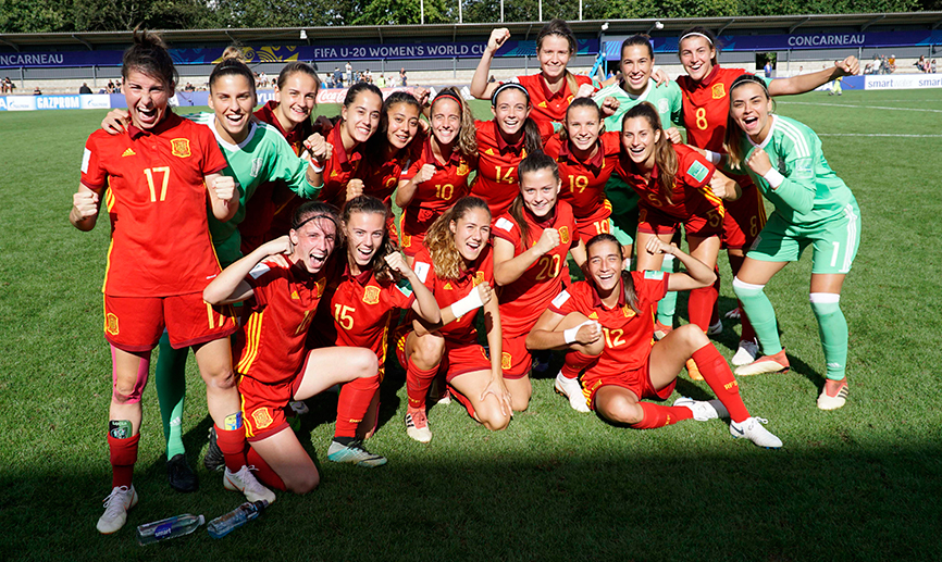 La Selección Sub-20 femenina celebra su segundo triunfo en Concarneau