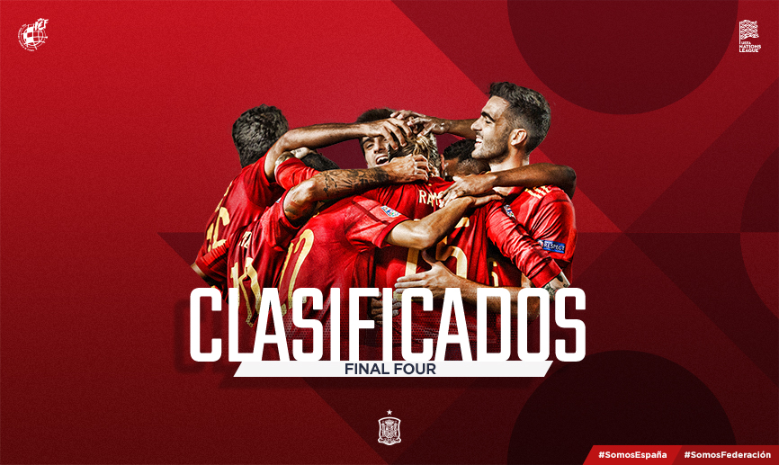 La Selección española se clasifica para la final four de la nations league