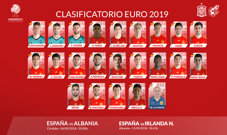 OFICIAL | Esta es la convocatoria para los partidos ante Albania e Irlanda del Norte