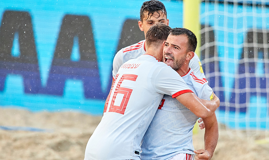 Jugadores de la Selección celebrando un gol