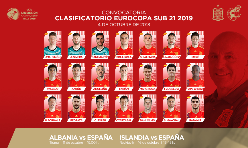 OFICIAL | Estos son los internacionales Sub-21 para los encuentros ante Albania e Islandia