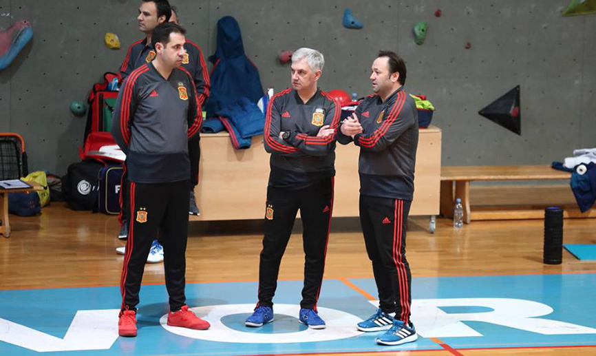 Cuerpo técnico de la selección española de fútbol sala