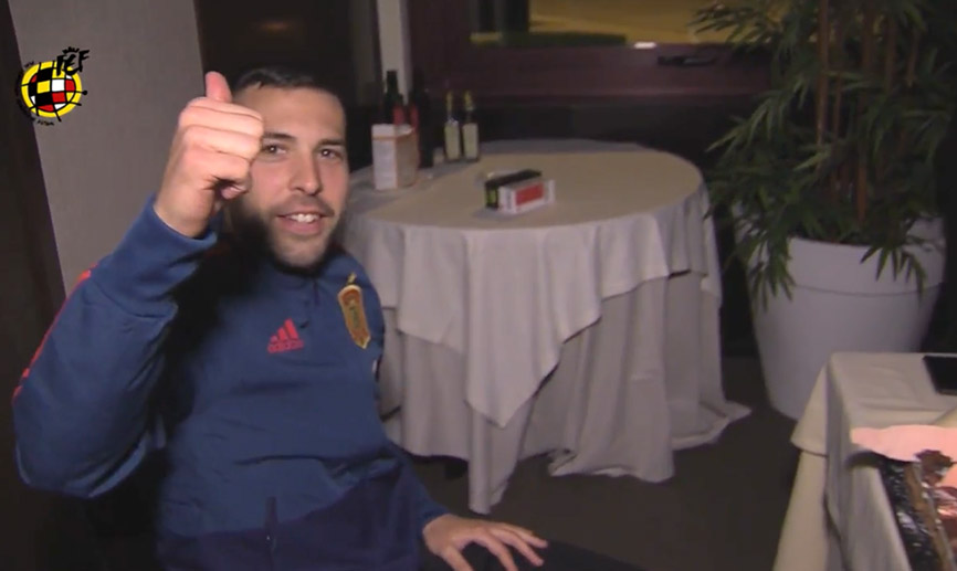 Nos colamos en el cumpleaños de Jordi Alba